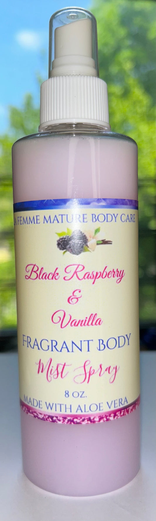 Black Raspberry & Vanilla Fragrant Body Mist Spray