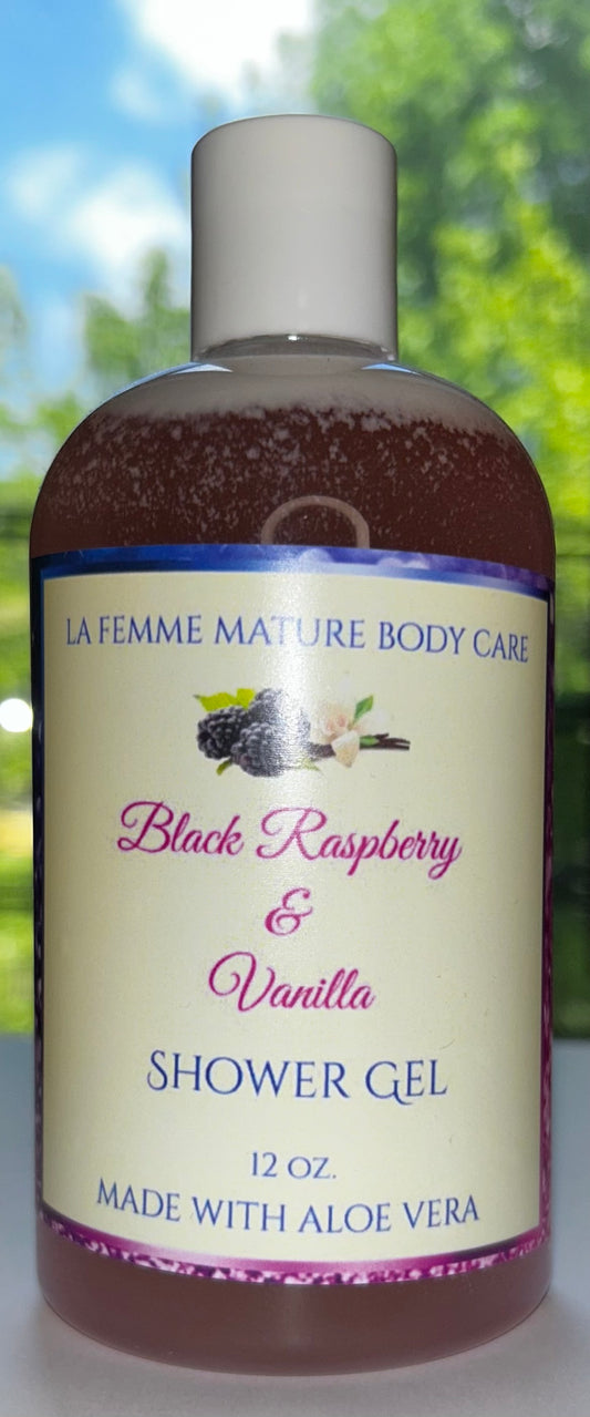 Black Raspberry and Vanilla Shower Gel